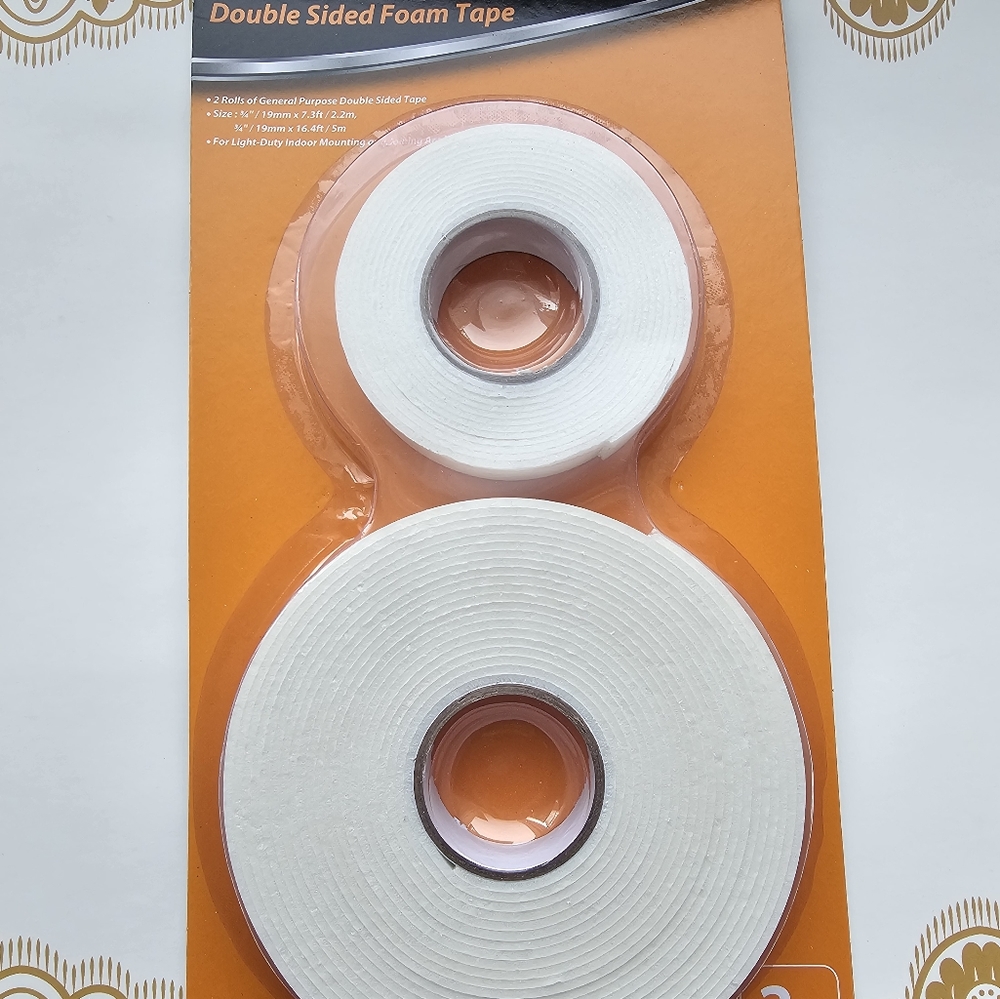 2pc Double sided foam tape